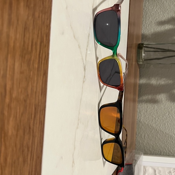 SOLD AS COMPLETE SET: 2 Larkin Pair eyewear frames and 14 toppers - Picture 9 of 10